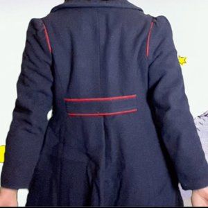Vintage Navy Blue "Little Prince" Pea coat